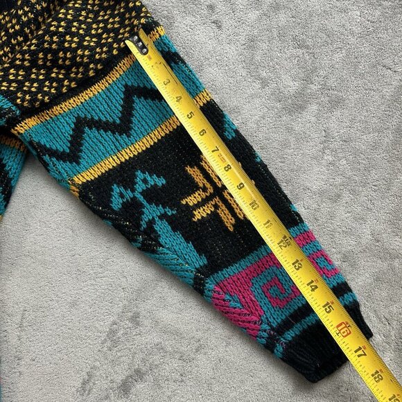 Vintage Reference Point by Dray Sweated Womens Small Knit Abstract Geometric - Picture 4 of 10